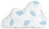 Clouds Tour de lit forme 60x40 cm Bleu