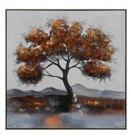 Gerahmtes Acrylbild Goldener Oktober