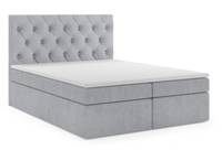 Boxspringbett BLANO 120 cm MH84 Hellgrau