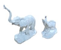 Skulptur Elefant 2er Set