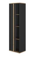 Vitrine 1 porte et 3 étagères - H190 cm