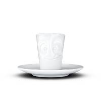 Tassen Kaffeetasse aus weißem Porzellan