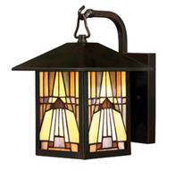 LED Wandlaterne Tiffany Stil, Höhe 29cm