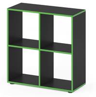 Raumteiler „Tetra“ Schwarz/Grün 4 Fächer