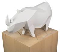 Sculpture moderne Rhino Pride