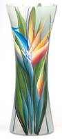 Vase en verre peint à la main 36 cm