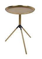 Table d'appoint tripode laiton