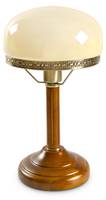Lampe de table beige aspect antique