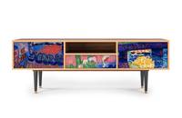 TV-Lowboard T6 Walnuss