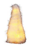 Sapin plumes leds blanc chaud - H40 - pi