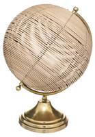 Deko-Globus aus Rattan, Ø 19 cm