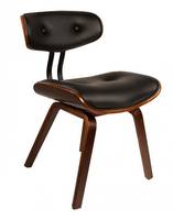 Chaise lounge bois marron