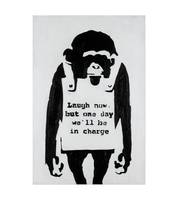 Tableau peint Banksy's Laugh now
