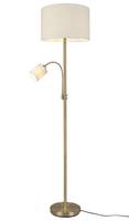 LED Stehlampe dimmbar Leselampe, Beige