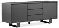 Buffet plateau céramique gris anthracite