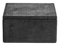 Box mit Deckel Stingray klein, schwarz