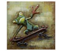 Metallbild Skaterboy