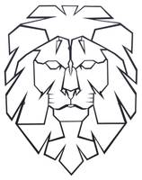 Wanddeko Metall König der Tiere