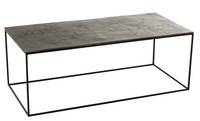 Table de salon rectangulaire oxidize alu