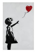 Bild handgemalt Banksy's Heart Balloon