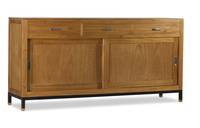 BUFFET AUS BRAUNEM HOLZ  L 180 cm