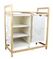 Wäschekorb Bambus Badezimmer Organizer