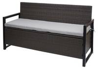 Poly-Rattan 3er Sitzbank HWC-F39