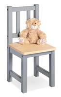 Chaise pour enfants Fenna , gris/naturel