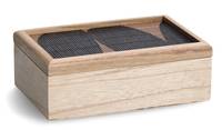 Aufbewahrungsbox "Black Mosaic", Holz