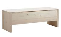 Coffre de rangement en bois brut
