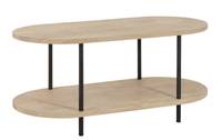 Table de salon eli 2 étages bois