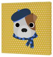 Dogs Toile 27x27 cm
