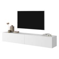 VELDIO TV-Lowboard, Weiß, 175 cm