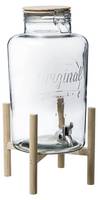 Getränkespender mit Ständer, 8 L, Glas