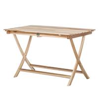 Uitschuifbare tafel TEAK 120 cm