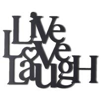 Metallbild Live Love Laugh