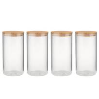 Vorratsglas-Set WOODLOCK (4-tlg.)