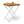 Tabletttisch Holz & Bambus 72 cm