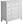 Commode 5 tiroirs Berna Blanc, 79 cm