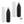 2x Thermo Trinkflasche 1 Liter schwarz