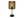 Tischlampe Nachttischlampe Schwarz Gold