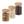 Lot de 3 bocaux en verre avec couvercle