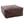 Sitzpouf XXL 90x40x90 cm Dunkelbraun