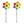 Windrad Blume 2er Set