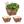 3er Set Holz Blumenkasten mit Rinde
