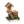 Holz Blumentopf mit Vogelhaus