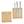 2 x Bambus Messerblock mit Glas