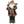 Weihnachtsmann Deko Figur 22x14x47cm rot