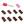 10-tlg Set Silikon Backformen mit Spatel