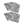 Marmoroptik Wandpaneele im 10er Set